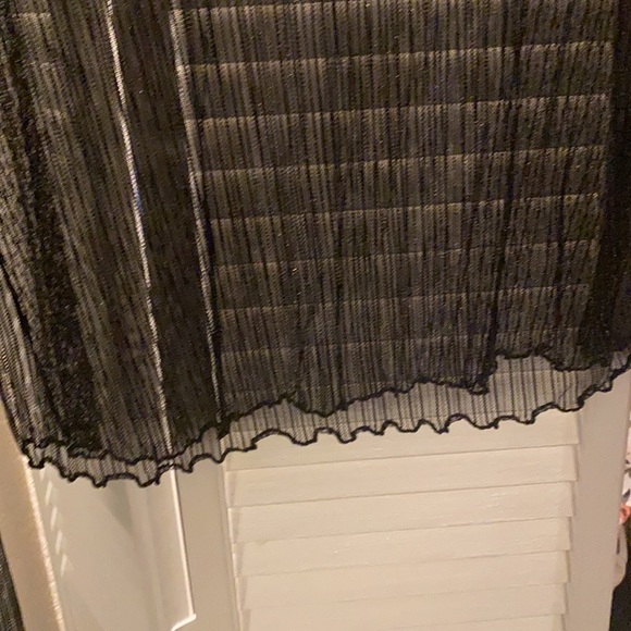 H&M sheer black in sparkle blouse. - Picture 4 of 4